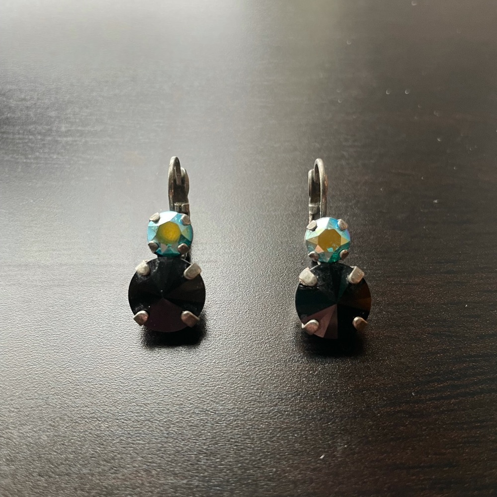 **AUTHENTIC** Sabika Vision 2-stone drop earrings